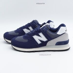 SLD NEW New Balance 574 Sneakers U574PO2 Navy Blue/White